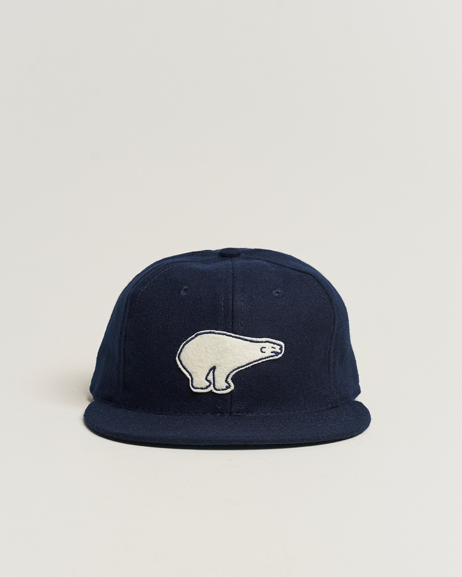 Hombres | Ebbets Field Flannels Made in USA Cervezeria Polar 1950 Vintage Ballcap Navy | Ebbets Field Flannels | Made in USA Cervezeria Polar 1950 Vintage Ballcap Navy