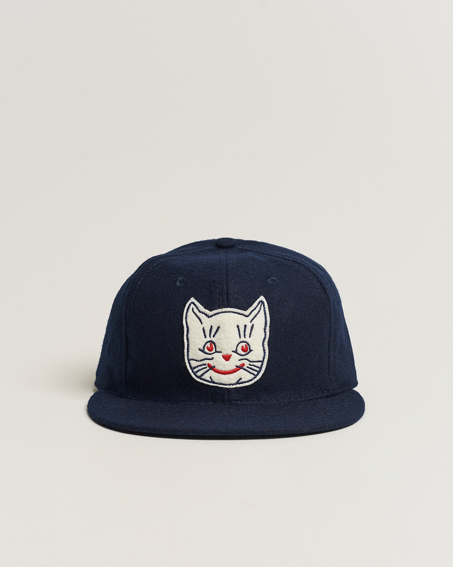 Hombres | Ebbets Field Flannels Made in USA Kansas City Katz 1961 Vintage Ballcap Navy | Ebbets Field Flannels | Made in USA Kansas City Katz 1961 Vintage Ballcap Navy