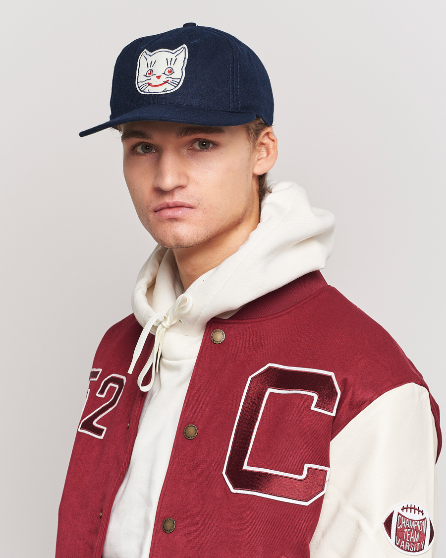 Hombres | Ebbets Field Flannels Made in USA Kansas City Katz 1961 Vintage Ballcap Navy | Ebbets Field Flannels | Made in USA Kansas City Katz 1961 Vintage Ballcap Navy