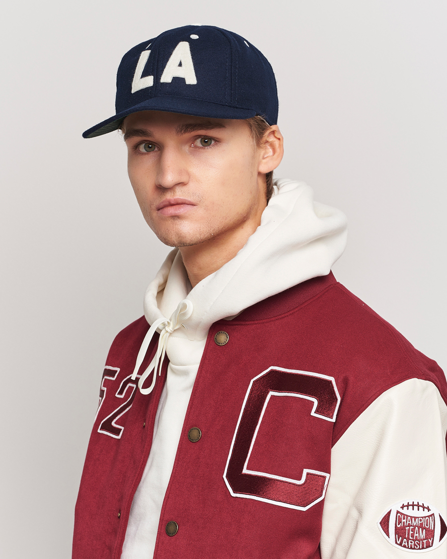 Hombres | Ebbets Field Flannels Made in USA Los Angeles 1954 Vintage Ballcap Navy | Ebbets Field Flannels | Made in USA Los Angeles 1954 Vintage Ballcap Navy