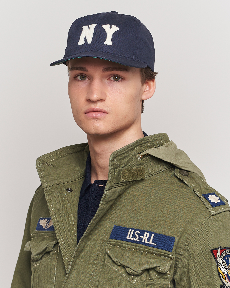 Hombres | Ebbets Field Flannels Made in USA New York Yankees 1936 Vintage Ballcap Navy | Ebbets Field Flannels | Made in USA New York Yankees 1936 Vintage Ballcap Navy