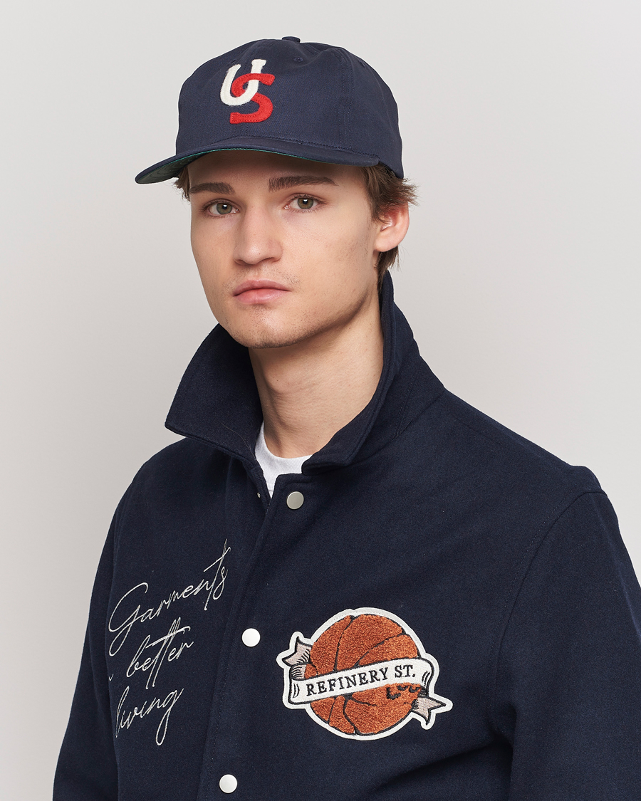Hombres | American Heritage | Ebbets Field Flannels | Made in USA Allstars 1957 Navy