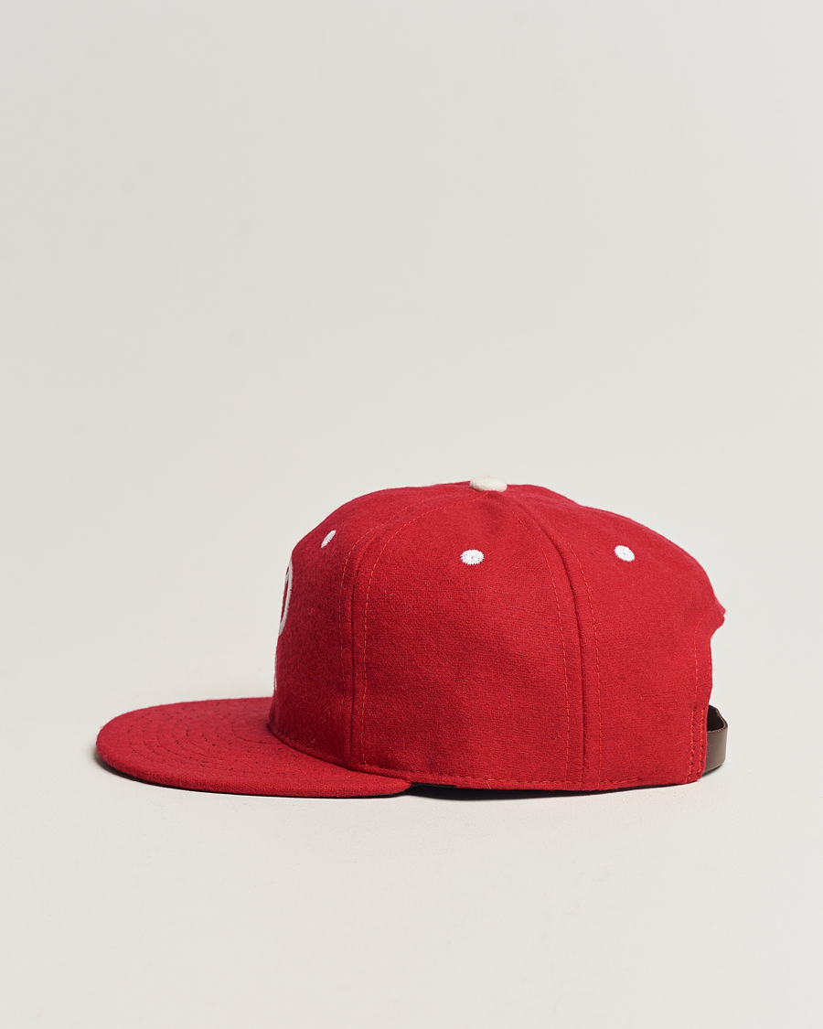 Hombres | Ebbets Field Flannels Made in USA Seattle Rainiers 1955 Vintage Ballcap Red | Ebbets Field Flannels | Made in USA Seattle Rainiers 1955 Vintage Ballcap Red