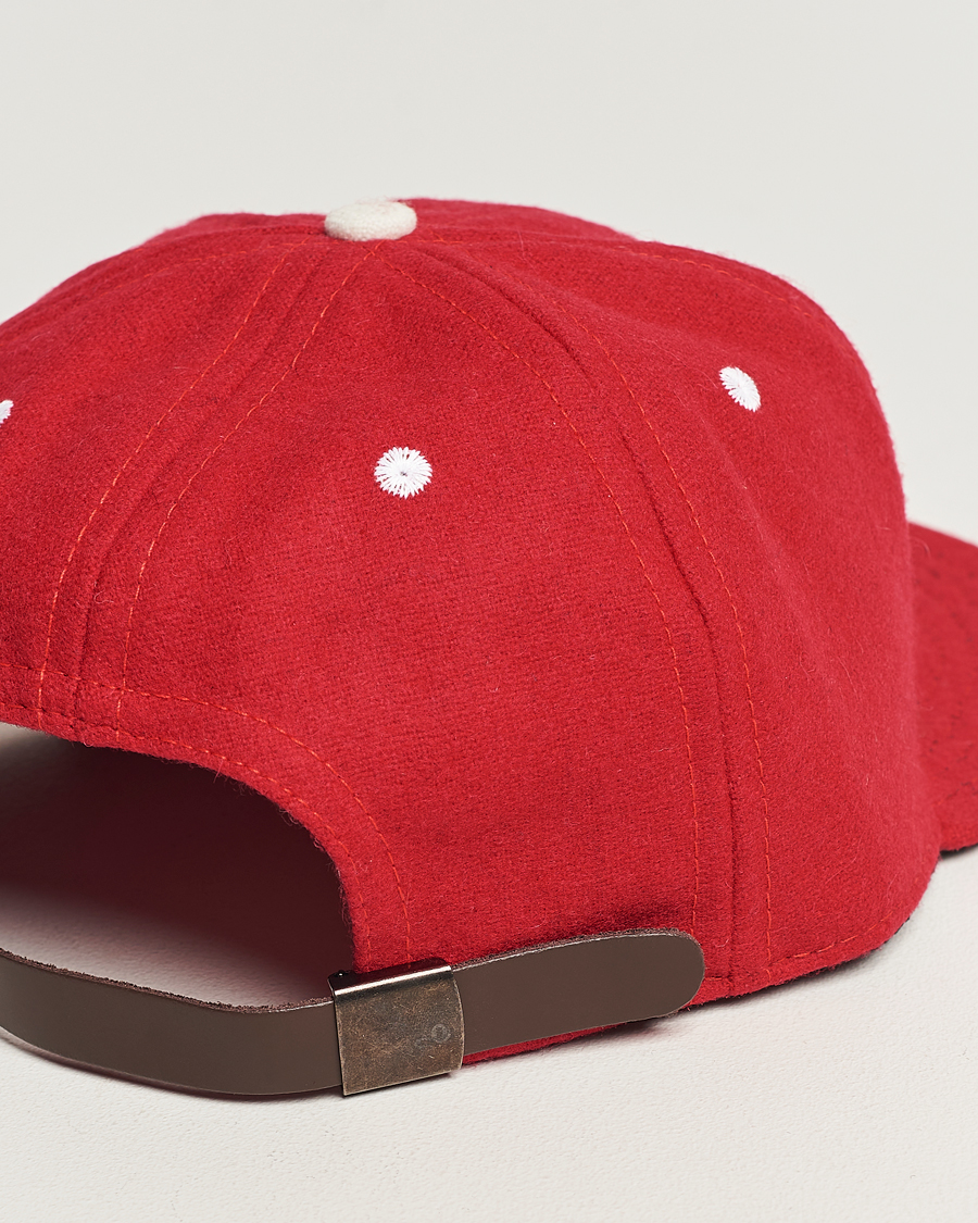 Hombres | Ebbets Field Flannels Made in USA Seattle Rainiers 1955 Vintage Ballcap Red | Ebbets Field Flannels | Made in USA Seattle Rainiers 1955 Vintage Ballcap Red