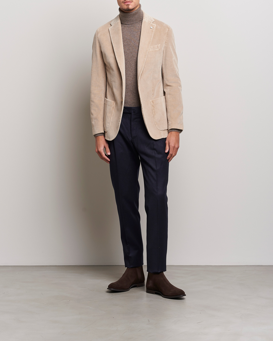 Hombres | Blazers | L.B.M. 1911 | Jack Corduroy Blazer Beige