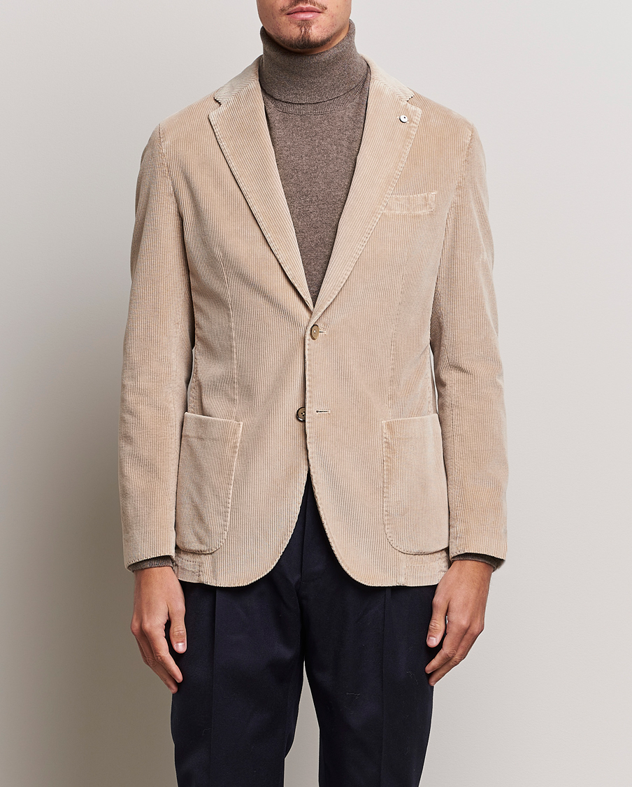 Hombres | Blazers | L.B.M. 1911 | Jack Corduroy Blazer Beige