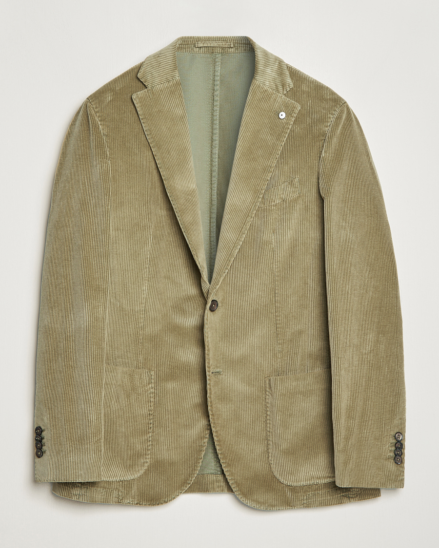 Hombres | Blazers | L.B.M. 1911 | Jack Corduroy Blazer Olive