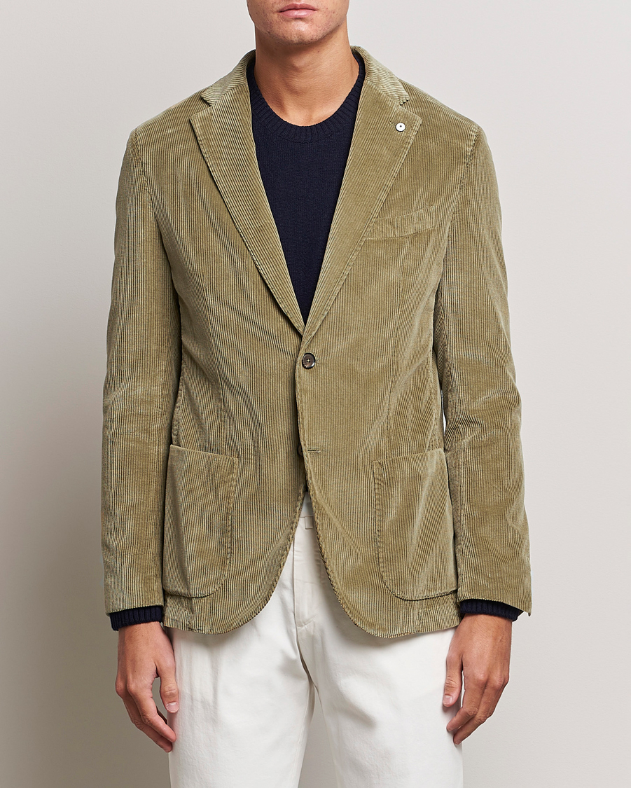 Hombres | Blazers | L.B.M. 1911 | Jack Corduroy Blazer Olive