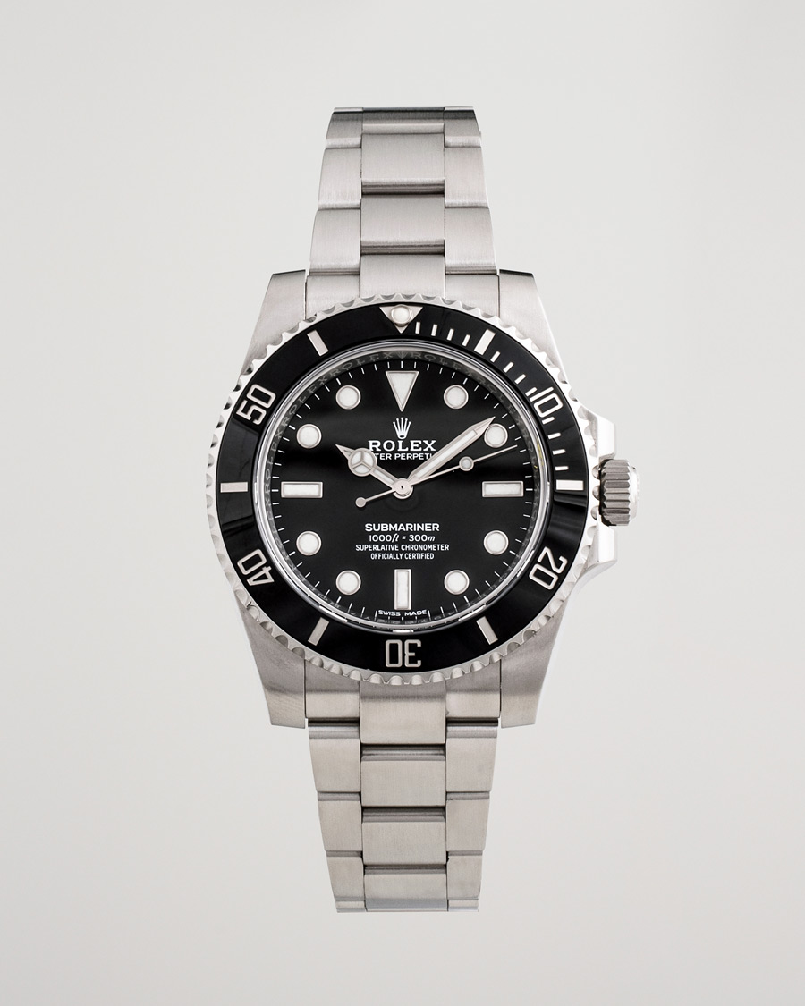Hombres | Rolex Pre-Owned Submariner 114060 Oyster Perpetual Steel Black | Rolex Pre-Owned | Submariner 114060 Oyster Perpetual Steel Black