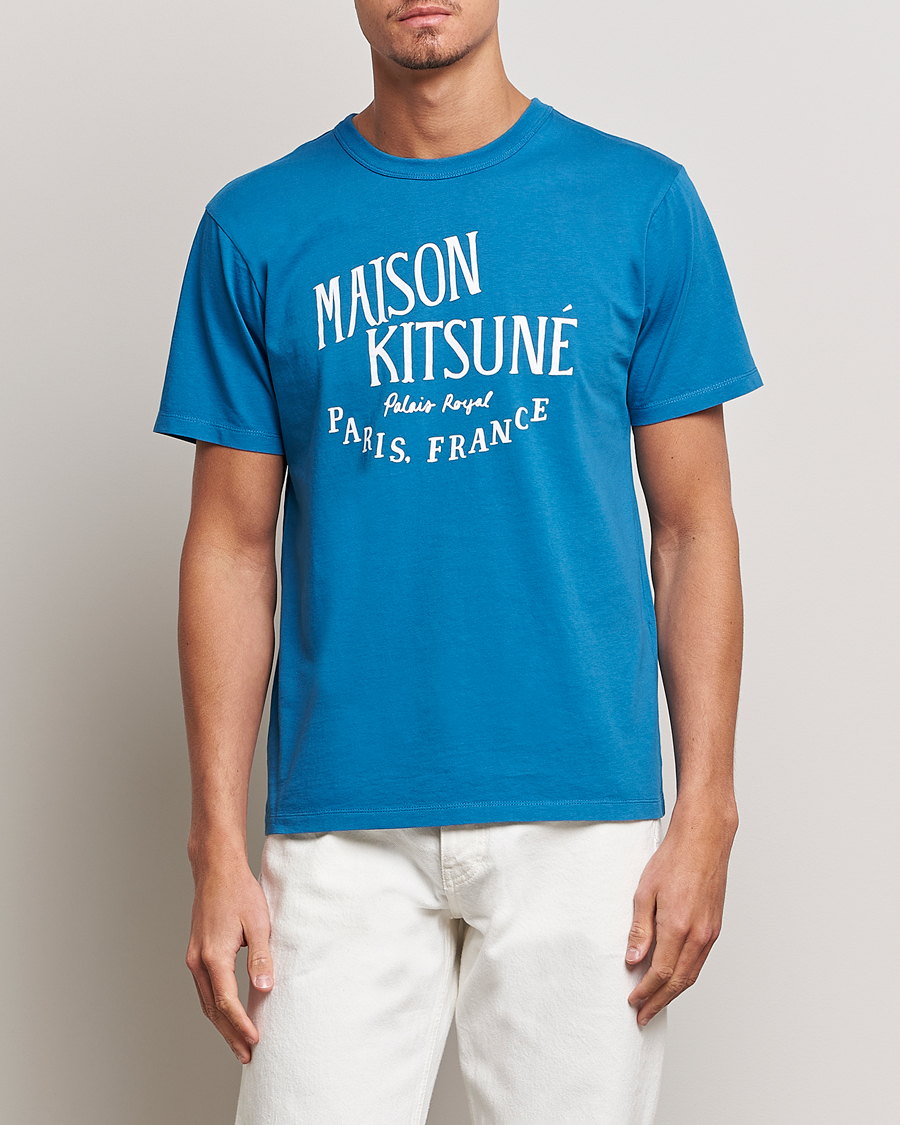 Hombres | Camisetas | Maison Kitsuné | Palais Royal Classic T-Shirt Sapphire Blue