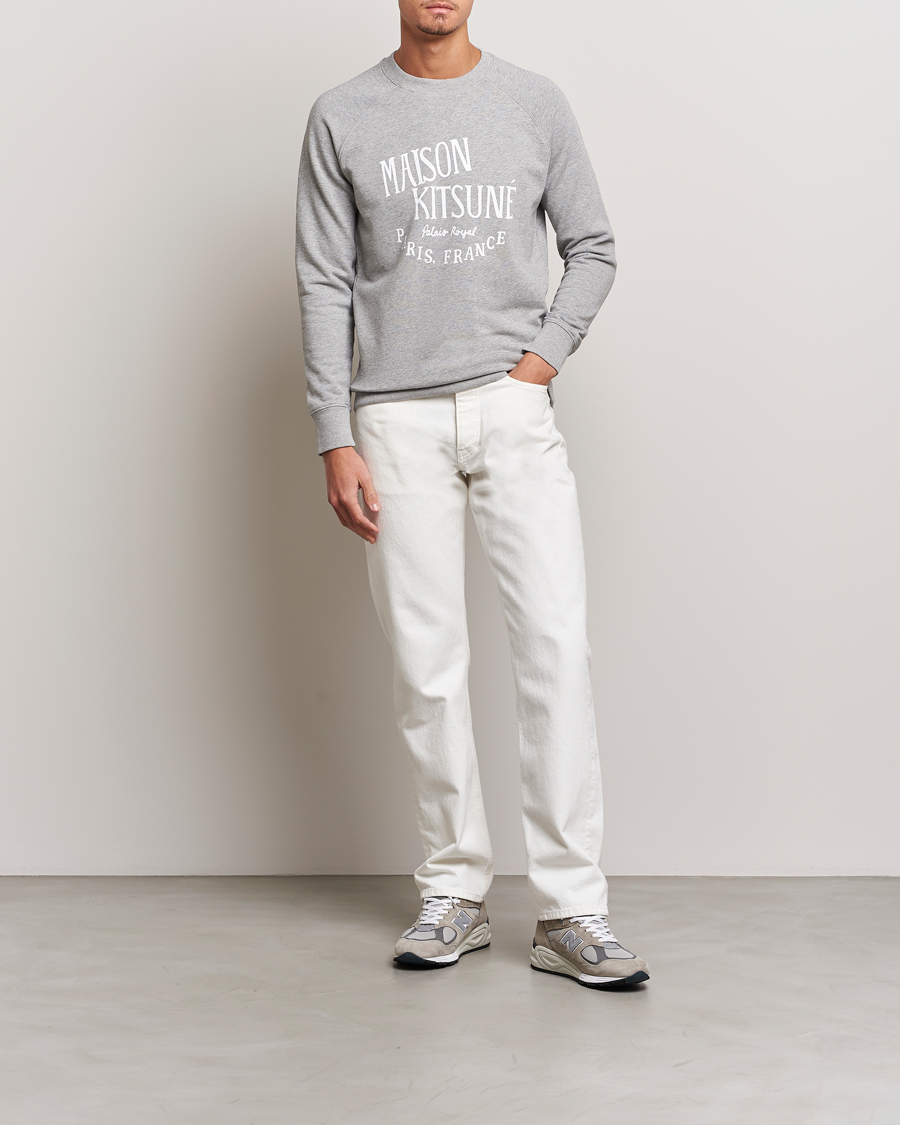 Hombres | Jerséis y prendas de punto | Maison Kitsuné | Palais Royal Classic Sweatshirt Grey Melange