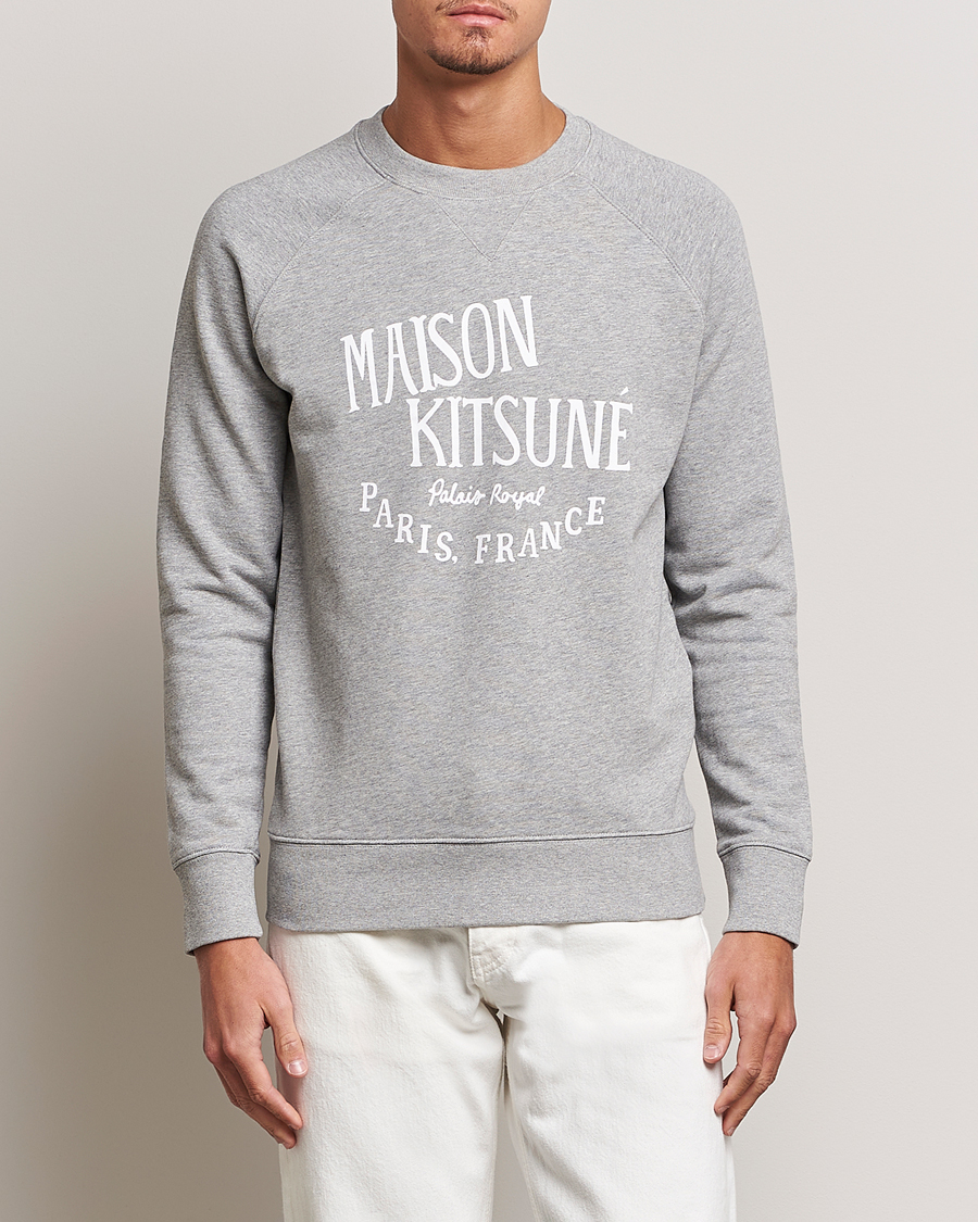 Hombres | Jerséis y prendas de punto | Maison Kitsuné | Palais Royal Classic Sweatshirt Grey Melange