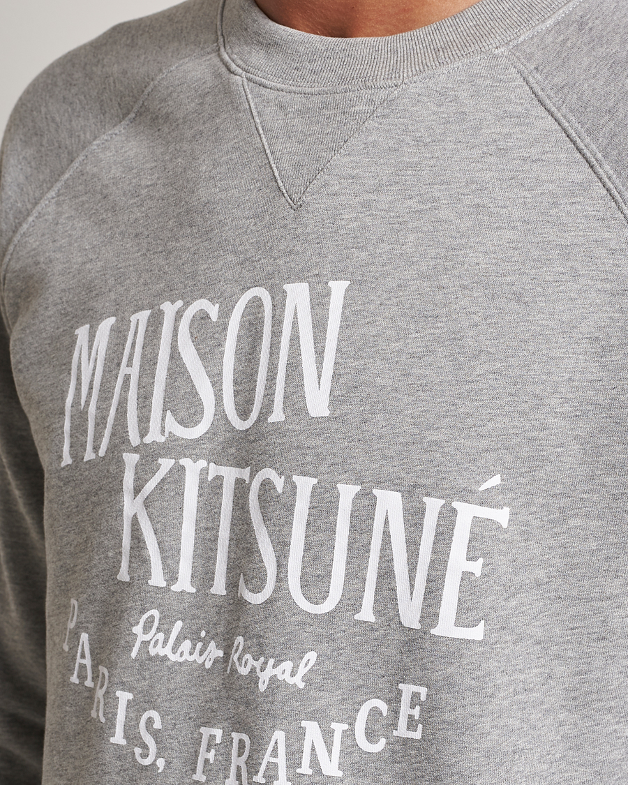 Hombres | Jerséis y prendas de punto | Maison Kitsuné | Palais Royal Classic Sweatshirt Grey Melange
