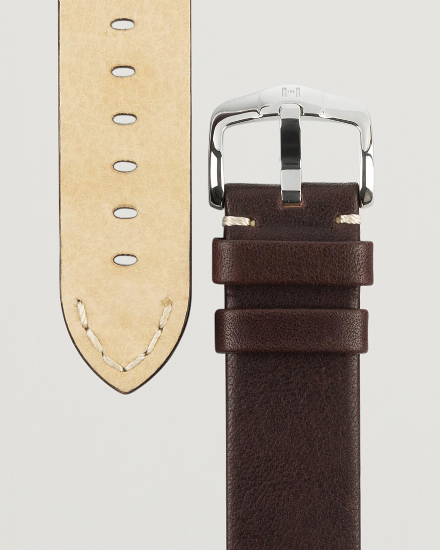 Hombres | HIRSCH | HIRSCH | Ranger Retro Leather Watch Strap Brown