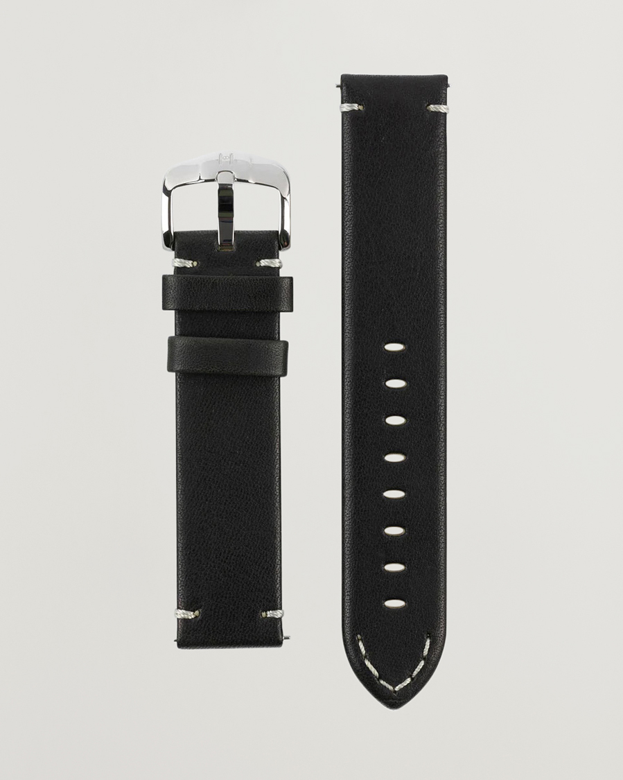 Hombres | Correas de reloj | HIRSCH | Ranger Retro Leather Watch Strap Black