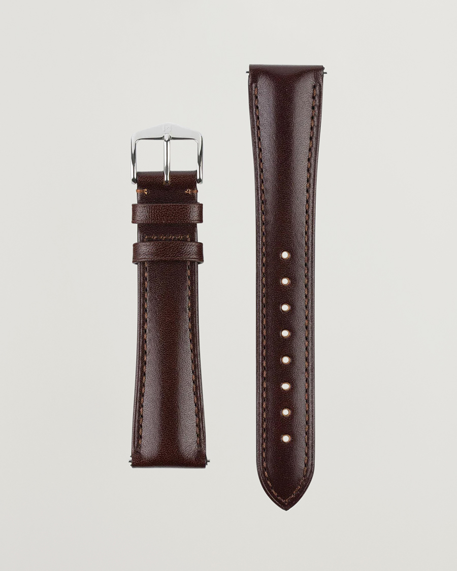 Hombres | Correas de reloj | HIRSCH | Siena Tuscan Leather Watch Strap Brown
