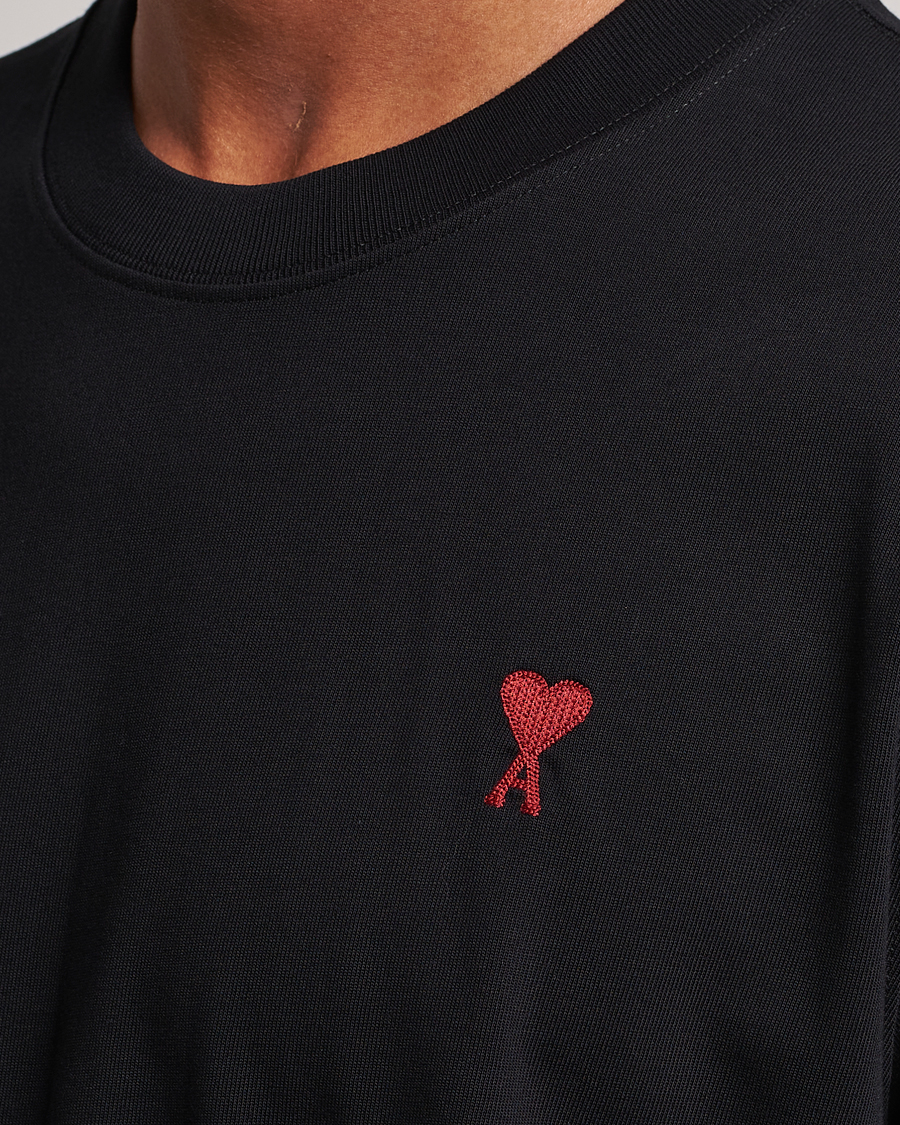 Hombres | Camisetas | AMI | Heart Logo T-Shirt Black