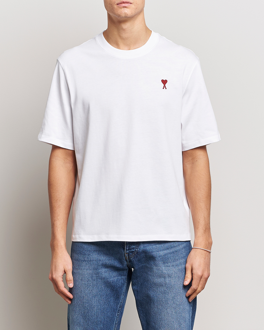 Hombres | Camisetas | AMI | Heart Logo T-Shirt White