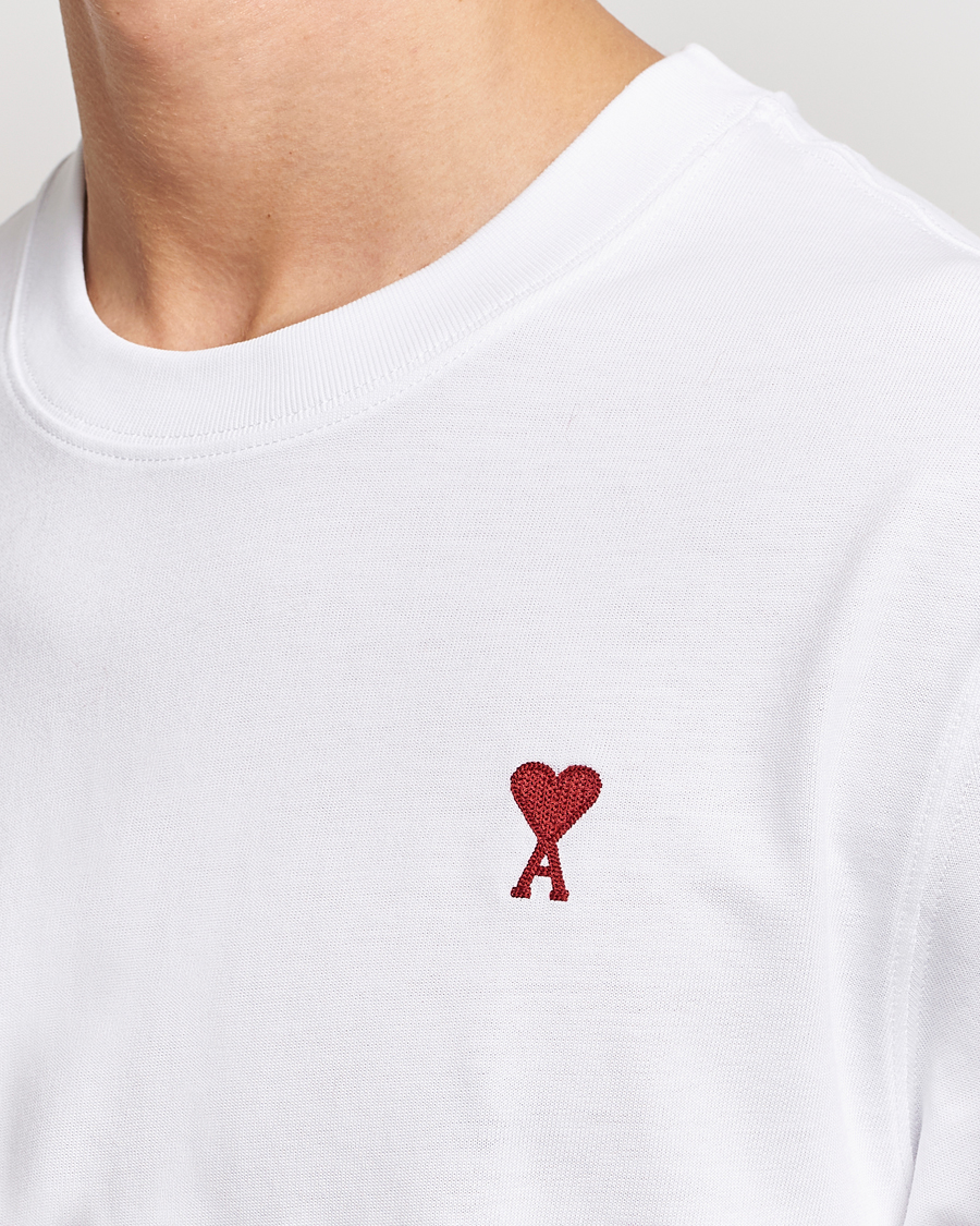 Hombres | Camisetas | AMI | Heart Logo T-Shirt White