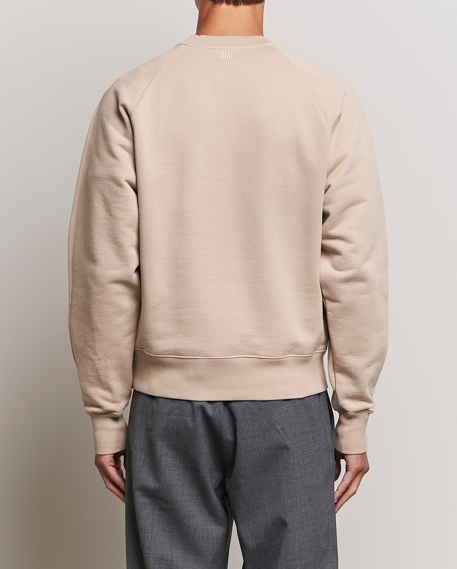 Hombres | Jerséis y prendas de punto | AMI | Heart Logo Sweatshirt Beige
