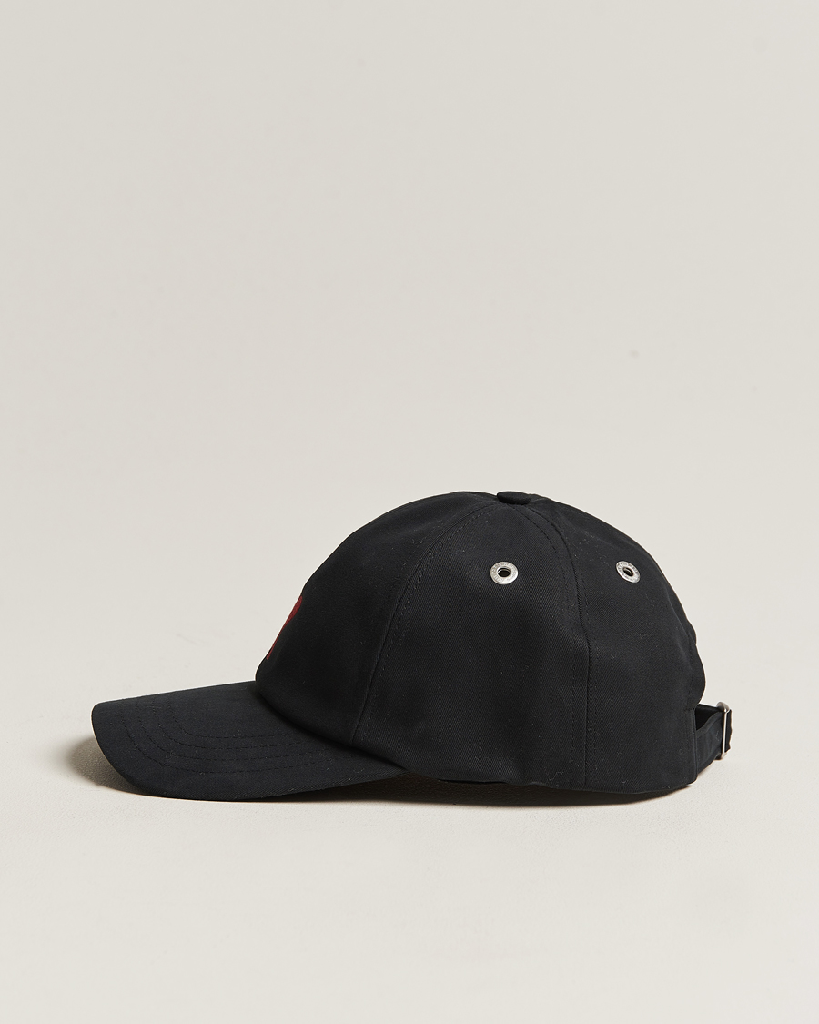 Hombres | AMI Heart Logo Cap Black | AMI | Heart Logo Cap Black