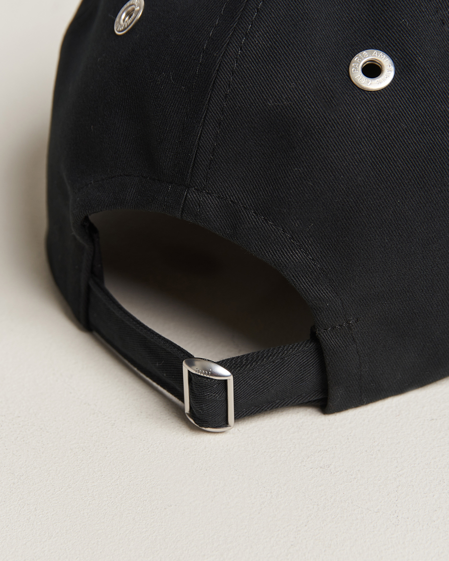 Hombres | AMI Heart Logo Cap Black | AMI | Heart Logo Cap Black