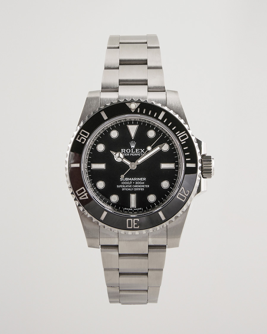 Hombres | Rolex Pre-Owned Submariner 114060 Oyster Perpetual Steel Black | Rolex Pre-Owned | Submariner 114060 Oyster Perpetual Steel Black