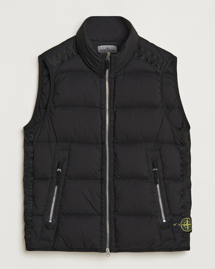 Hombres | Abrigos y chaquetas | Stone Island | Nylon Down-TC Vest Black