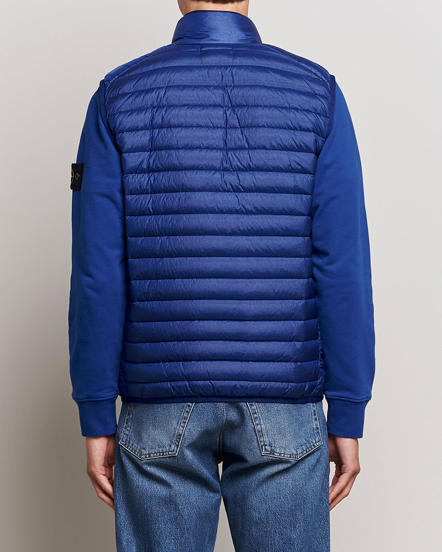 Hombres | Abrigos y chaquetas | Stone Island | Recycled Nylon Down-TC Vest Bright Blue
