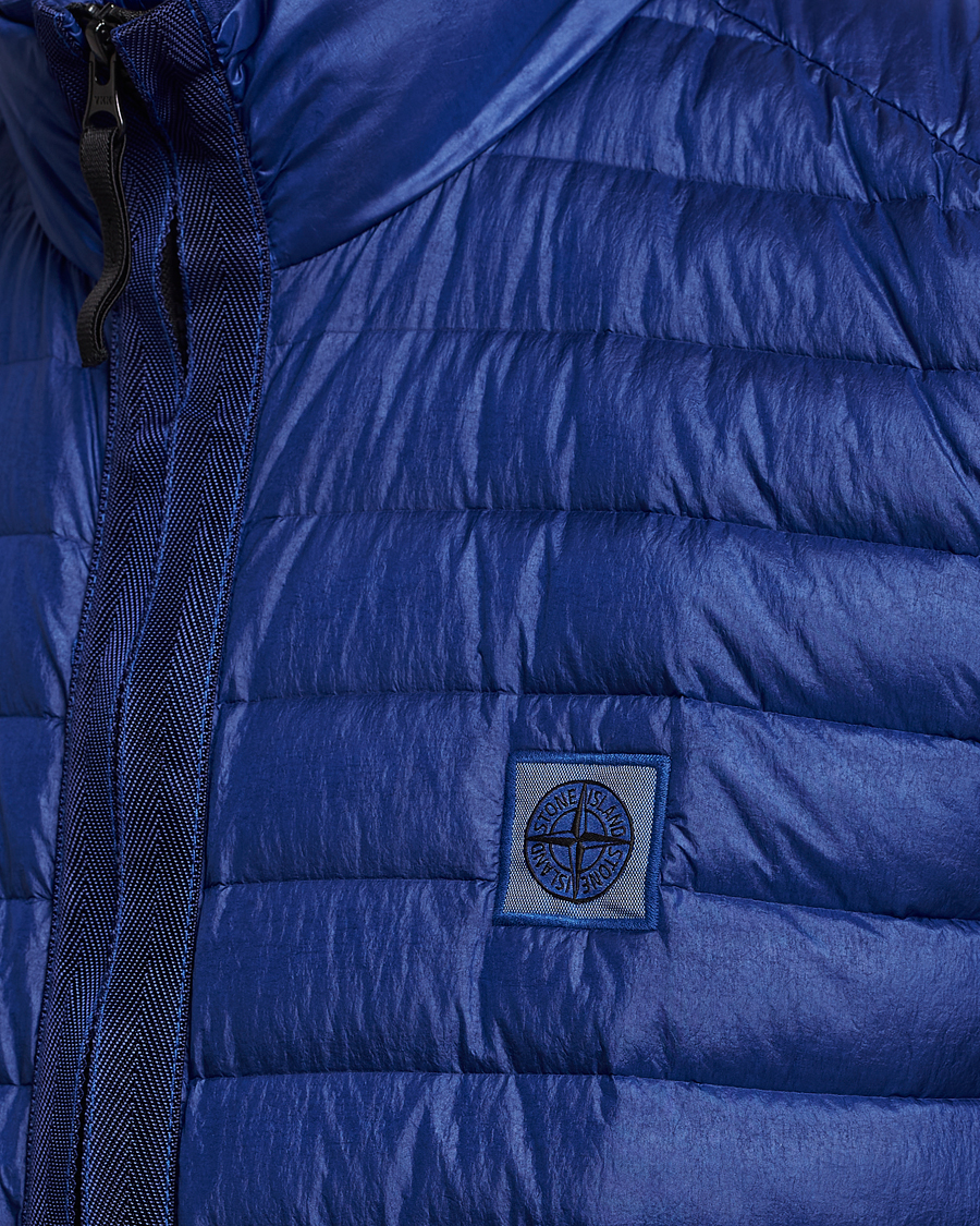 Hombres | Abrigos y chaquetas | Stone Island | Recycled Nylon Down-TC Vest Bright Blue