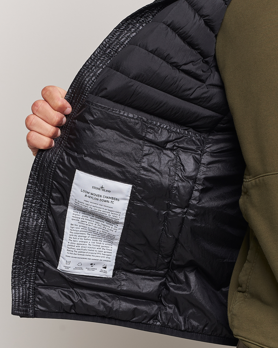 Hombres | Abrigos y chaquetas | Stone Island | Recycled Nylon Down-TC Vest Black
