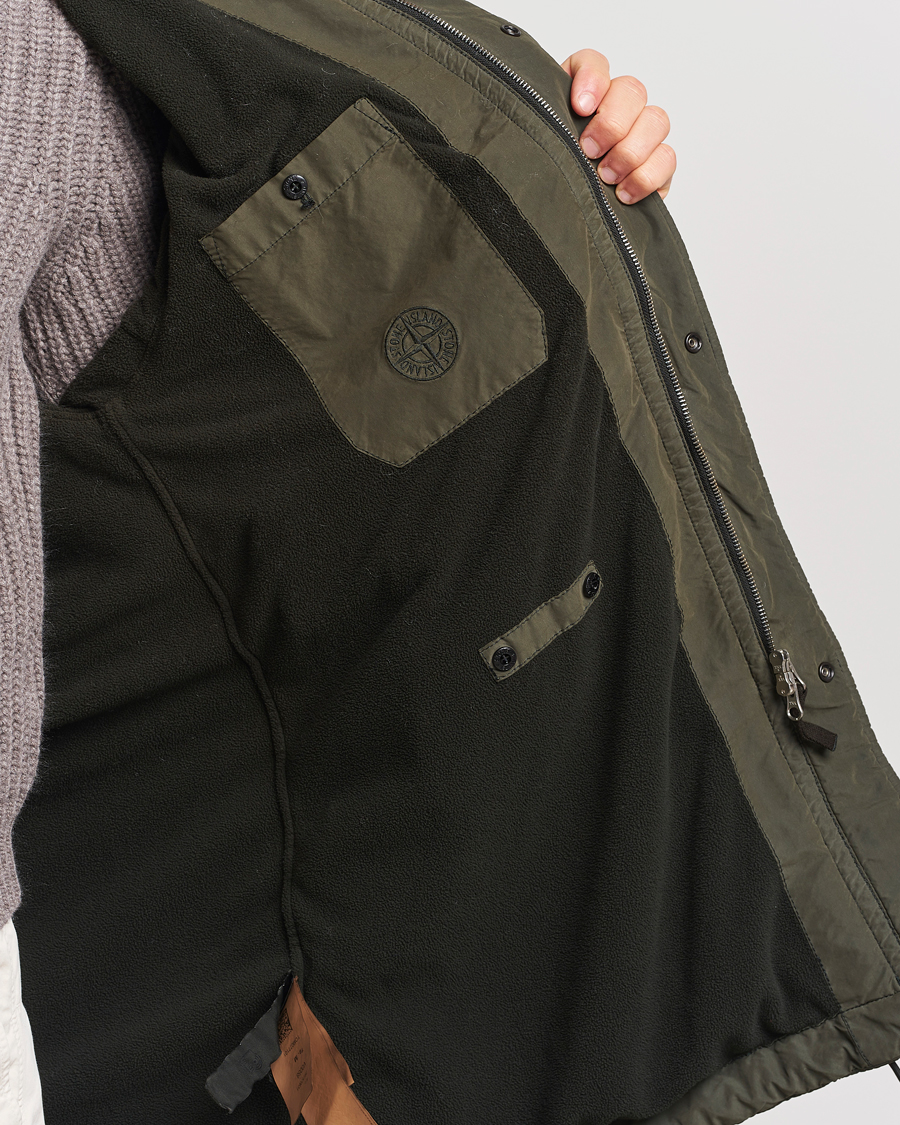 Hombres | Abrigos y chaquetas | Stone Island | David Light-TC Jacket Olive