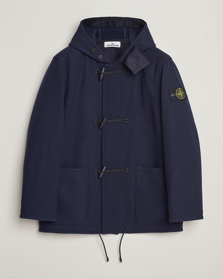 Hombres | Abrigos y chaquetas | Stone Island | Panno Speciale Dufflejacket Blue Marine