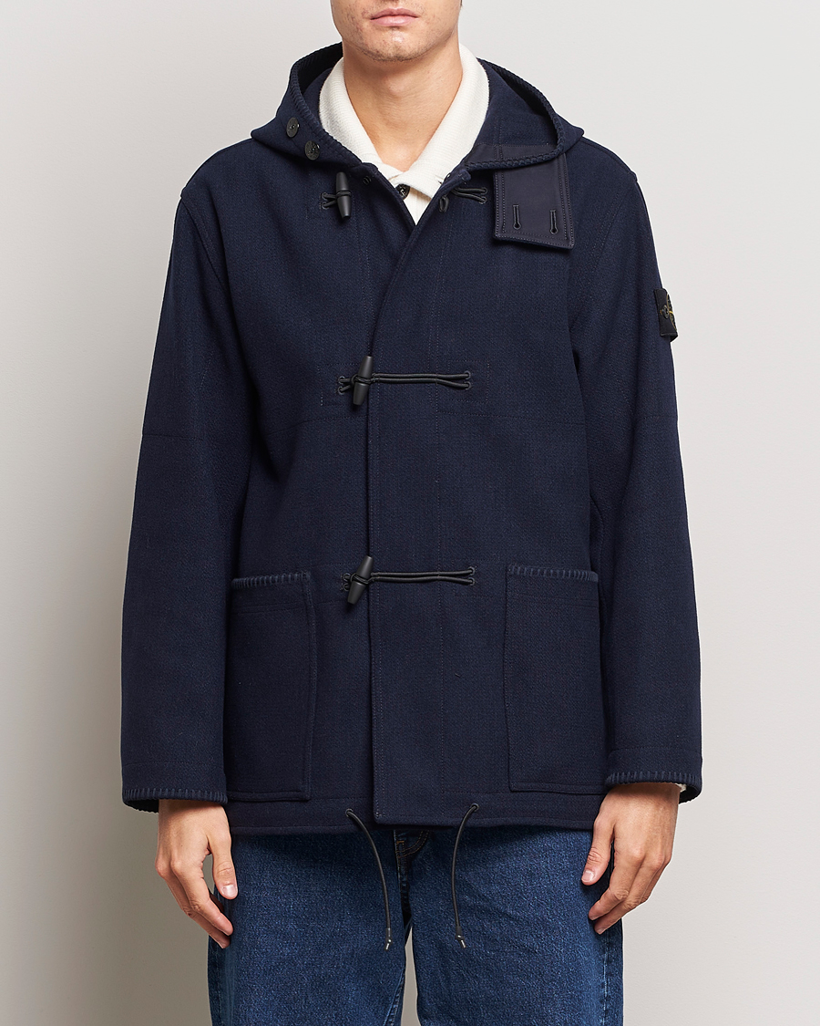 Hombres | Abrigos y chaquetas | Stone Island | Panno Speciale Dufflejacket Blue Marine
