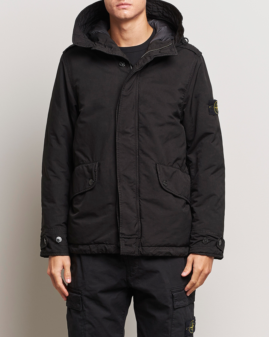 Hombres | Abrigos y chaquetas | Stone Island | David-TC Hooded jacket Black