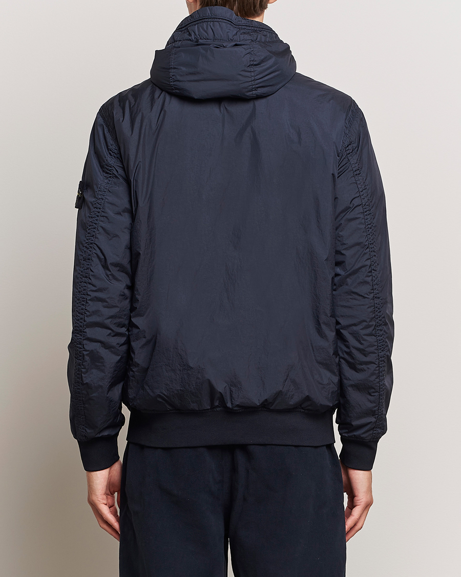 Hombres | Abrigos y chaquetas | Stone Island | Garment Dyed Recycled Nylon Jacket Navy Blue
