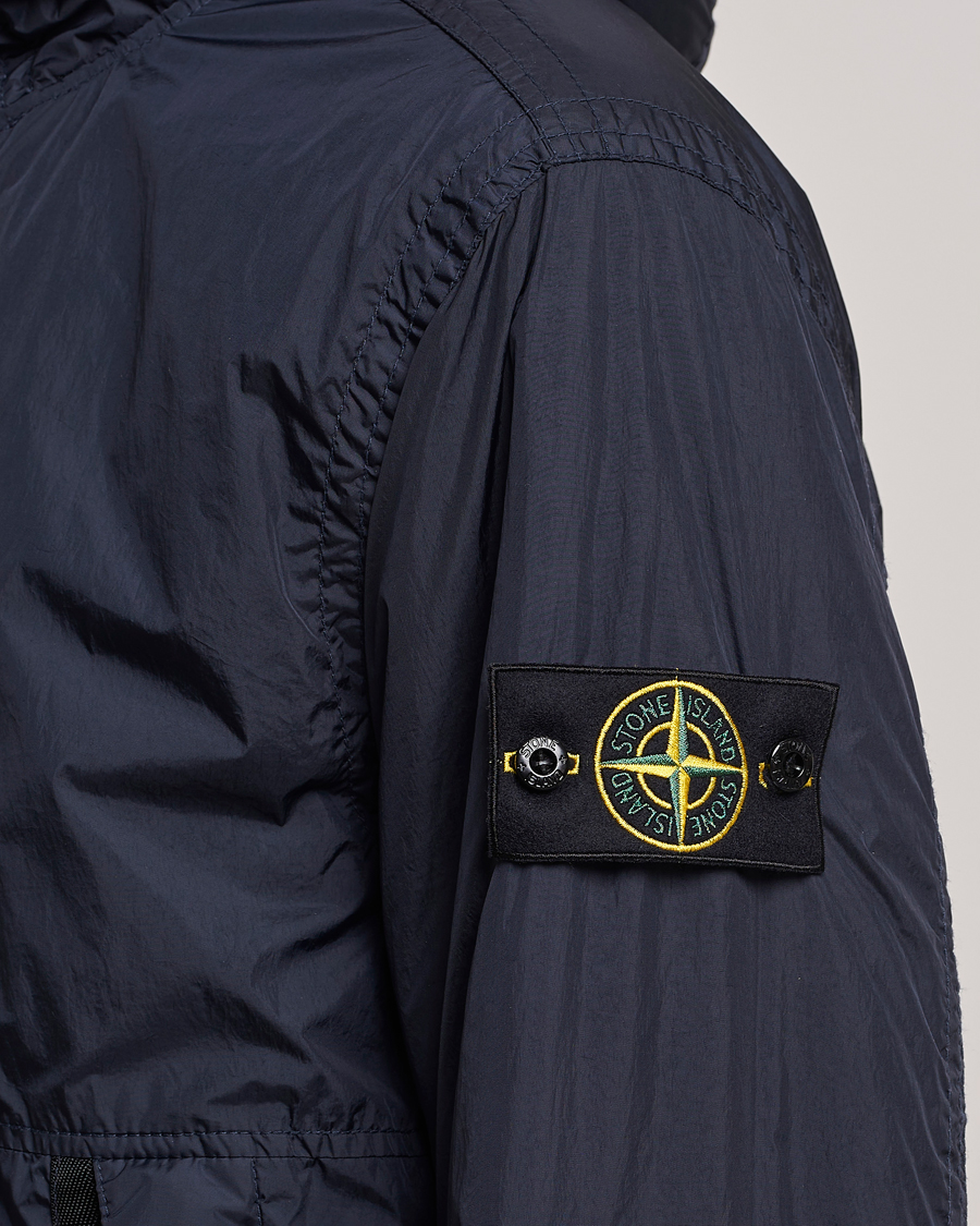 Hombres | Abrigos y chaquetas | Stone Island | Garment Dyed Recycled Nylon Jacket Navy Blue