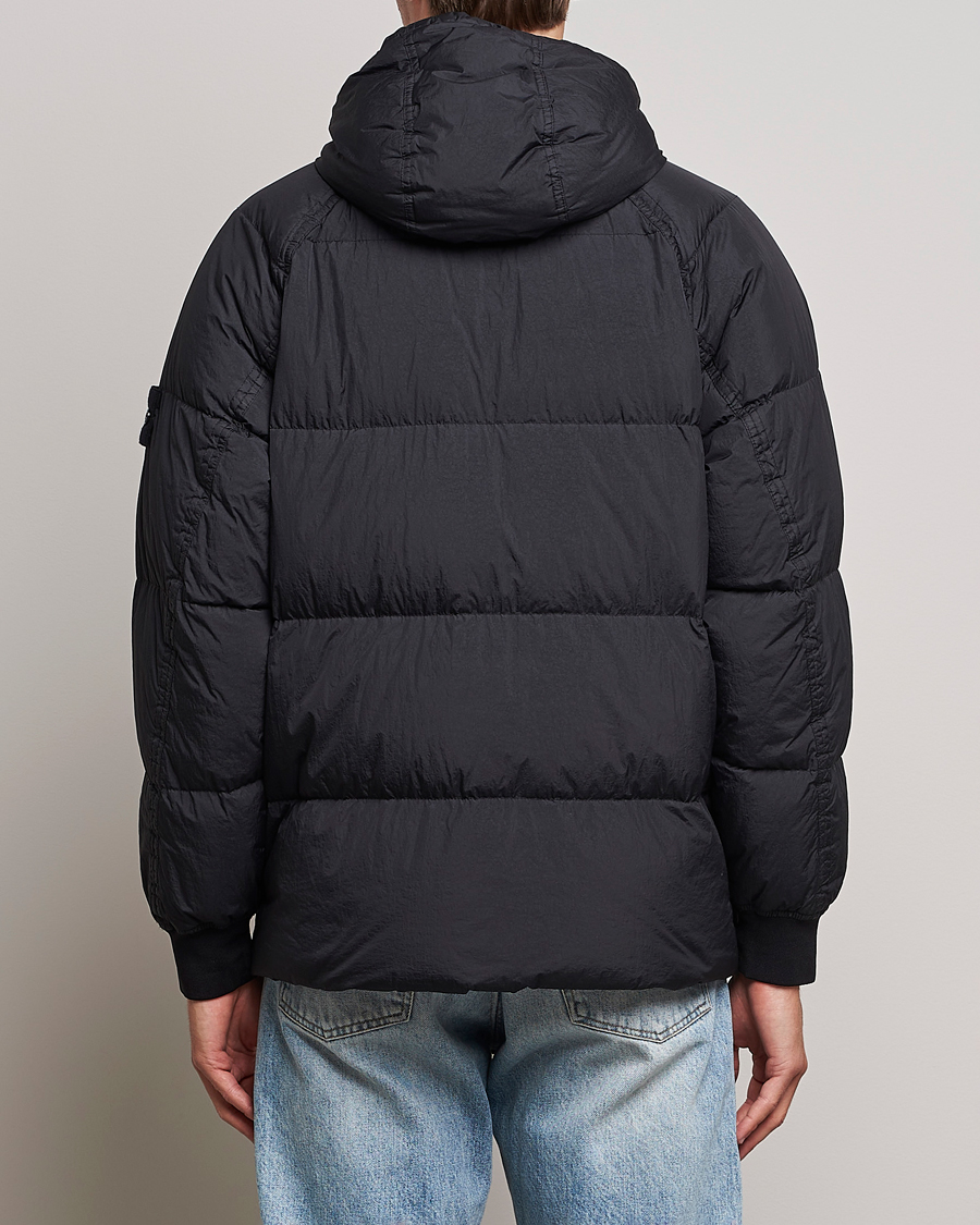 Hombres | Abrigos y chaquetas | Stone Island | Garment Dyed Recycled Nylon Down Jacket Black