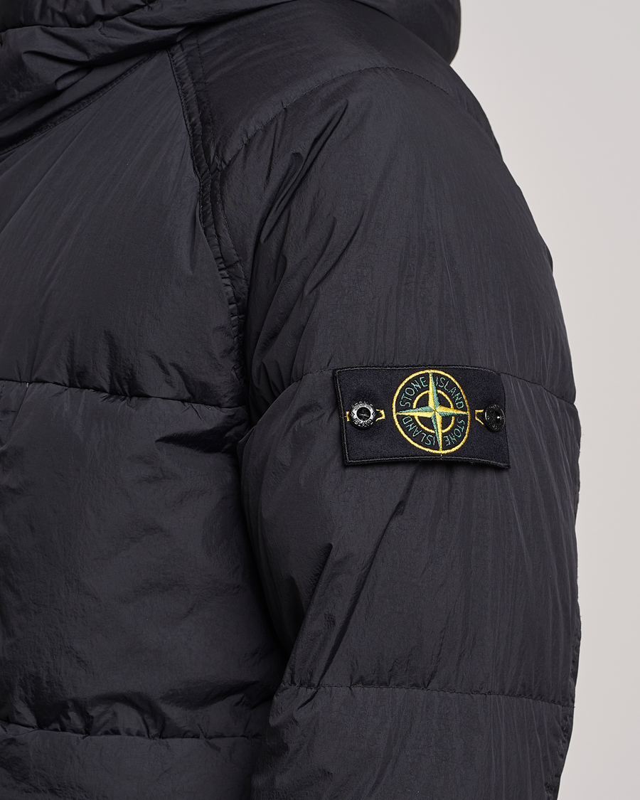 Hombres | Abrigos y chaquetas | Stone Island | Garment Dyed Recycled Nylon Down Jacket Black