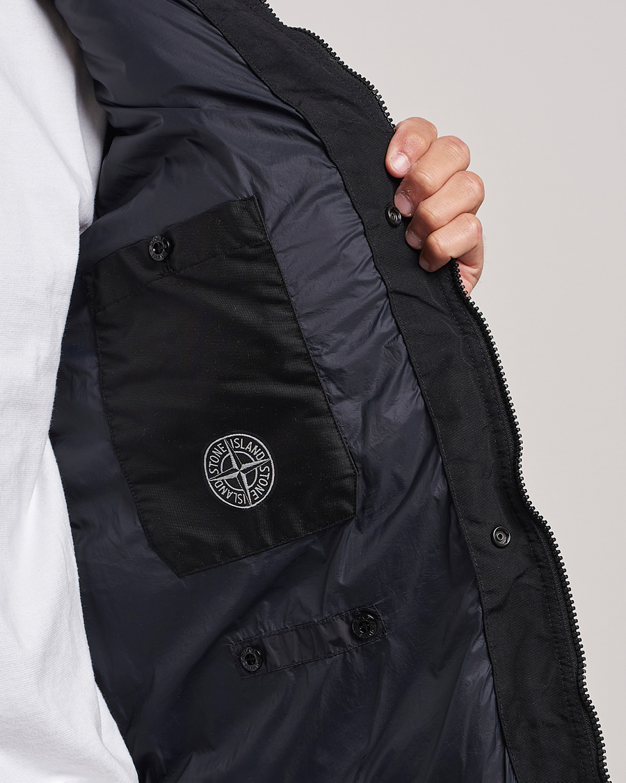 Hombres | Abrigos y chaquetas | Stone Island | Garment Dyed Recycled Nylon Down Jacket Black