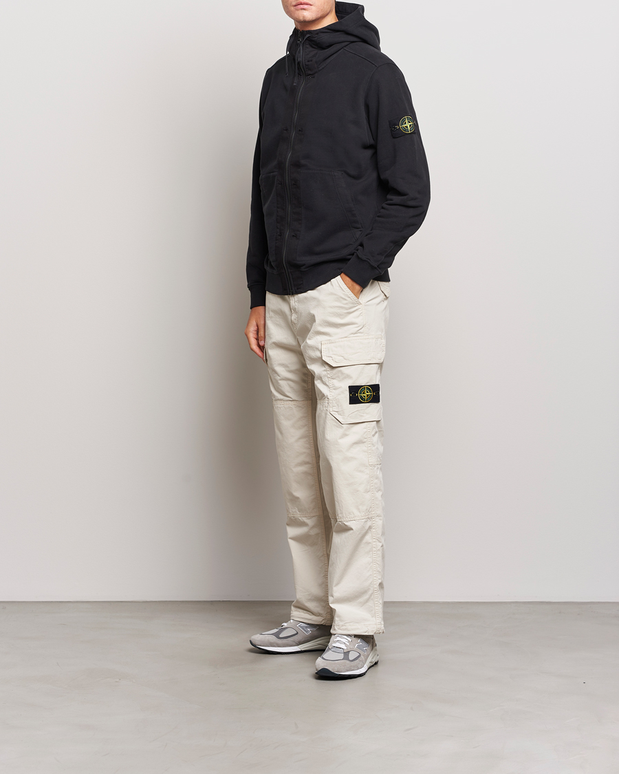 Hombres | Pantalones | Stone Island | Stretch Cotton Gabardine Cargo Pants Plaster