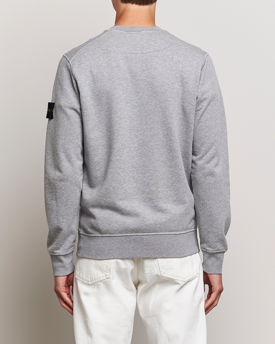 Hombres | Jerséis y prendas de punto | Stone Island | Garment Dyed Fleece Sweatshirt Melange Grey