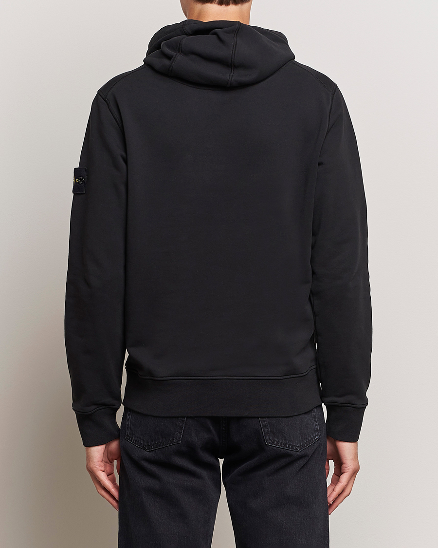 Hombres | Jerséis y prendas de punto | Stone Island | Garment Dyed Fleece Hood Black