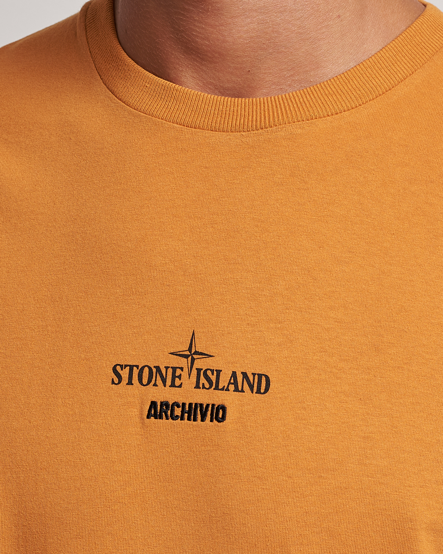 Hombres | Camisetas | Stone Island | Garment Dyed Archivio T-Shirt Rust