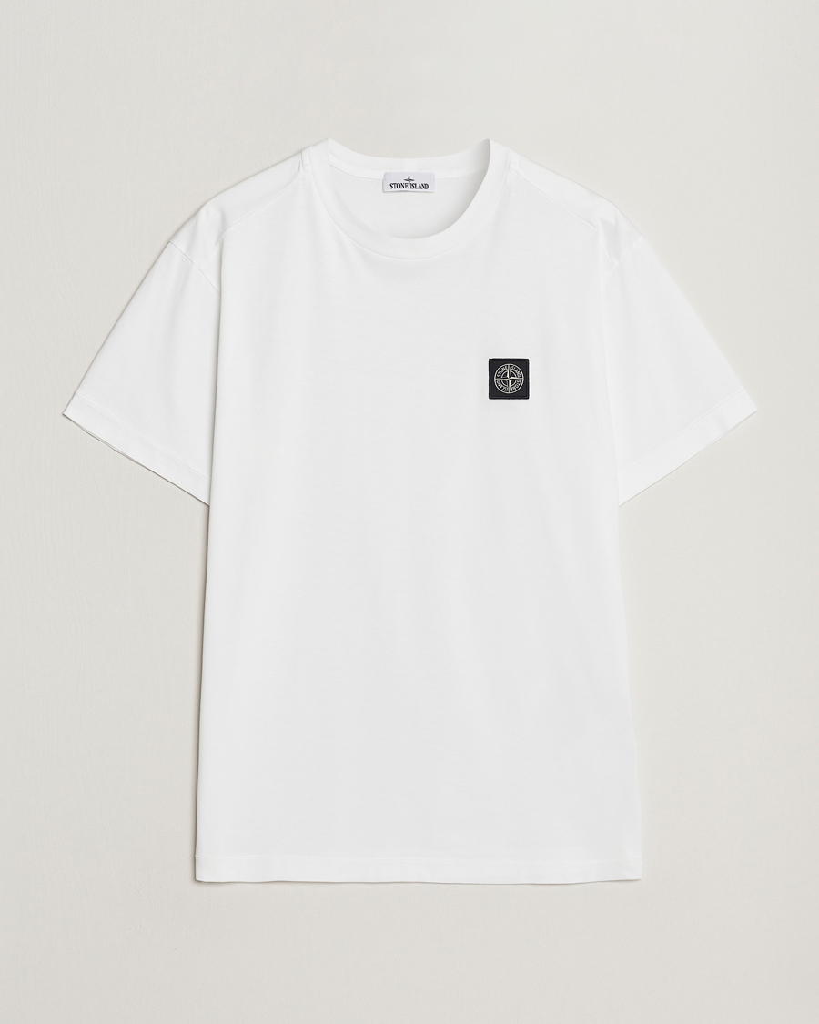 Hombres | Camisetas | Stone Island | Garment Dyed Jersey T-Shirt White