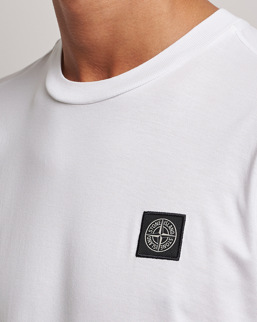 Hombres | Camisetas | Stone Island | Garment Dyed Jersey T-Shirt White