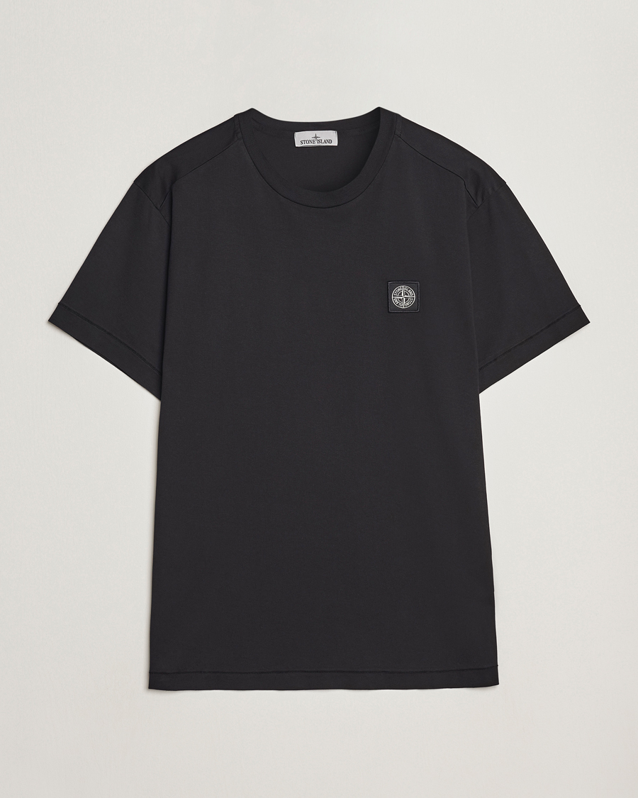 Hombres | Camisetas | Stone Island | Garment Dyed Jersey T-Shirt Black
