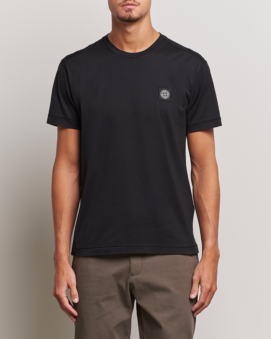 Hombres | Camisetas | Stone Island | Garment Dyed Jersey T-Shirt Black