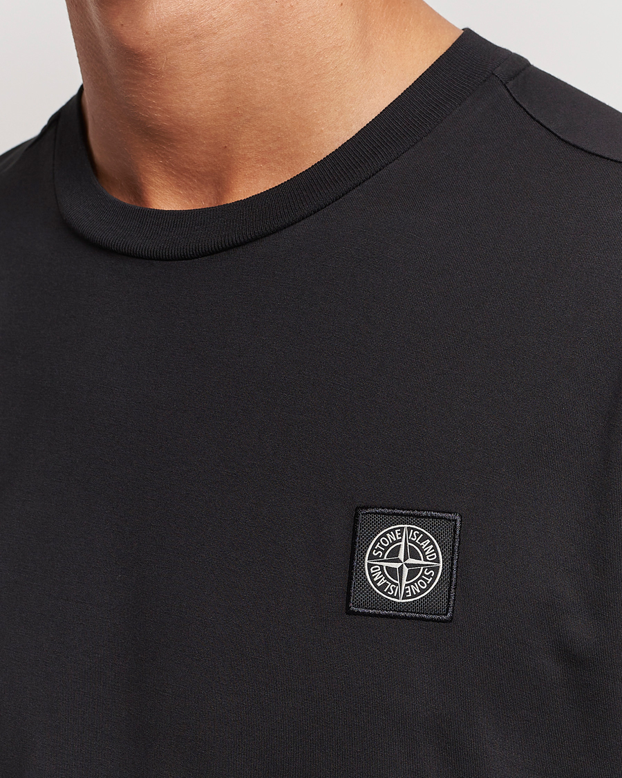 Hombres | Camisetas | Stone Island | Garment Dyed Jersey T-Shirt Black