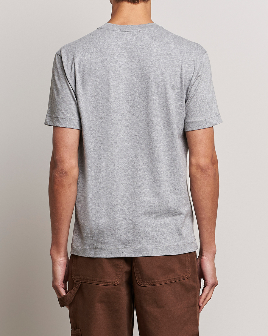 Hombres | Camisetas | Stone Island | Garment Dyed Jersey T-Shirt Melange Grey